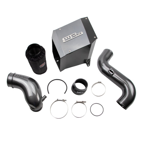 Wehrli 07.5-10 Chevrolet Duramax LMM 4in Intake Kit Stage 2 - Cat Yellow - WCF100303-CAT