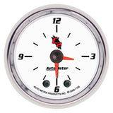 Autometer C2 2-1/6in 12 Hour Analog Clock Gauge - 7185