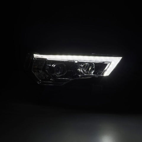 AlphaRex 14-22 Toyota 4Runner PRO-Series Projector Headlights Black w/Seq. Sig. + DRL - 880815