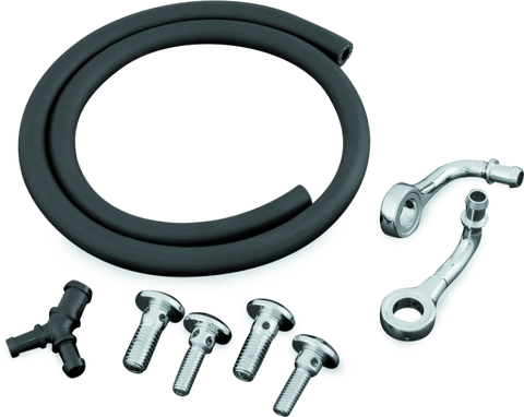 Kuryakyn Bluegrass Breather Kits 93-06 with CV Carb, 01-17 Delphi(ex. 08-17 Touring) - 9932