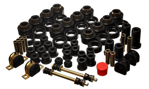 Energy Suspension 92-97 Chevy Suburban 4WD Black Hyper-flex Master Bushing Set - 3.18127G