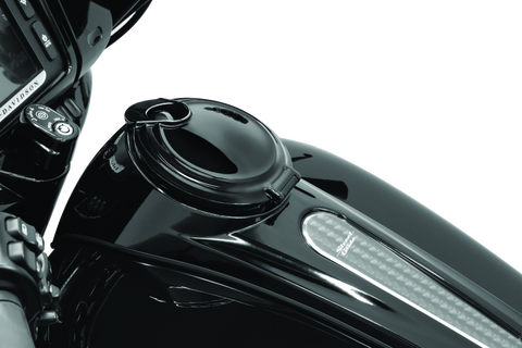 Kuryakyn Easy Fill Fuel Door Black - 6999