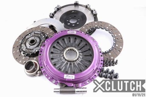 XClutch 07-17 Mitsubishi Lancer EVO X 2.0L 10.5in Twin Sprung Organic Clutch Kit - XKMI23523-2A