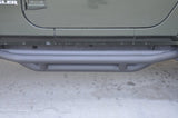 DV8 Offroad 07-18 Jeep Wrangler JK Steel Rock Guard/Sliders - Black (2 Door) - SRSOTB-03