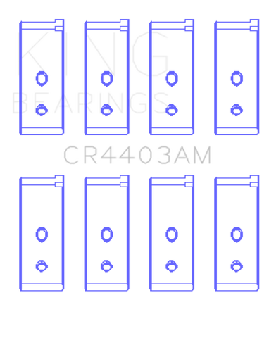 King Engine Bearings Austin/MG B-Series (Size Standard) Connecting Rod Bearing Set - CR4403AM