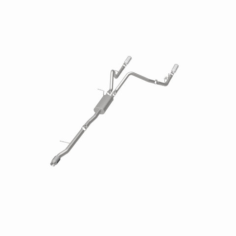 Magnaflow 14 Chevy Silverado V8 5.3L CC/EC Cab Dual Split Rear Exit Stainless Cat Back Perf Exhaust - 15268