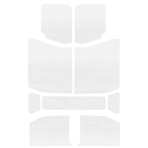 DEI 18-23 Jeep Wrangler JL 4-Door Boom Mat Headliner - 9 Piece - White - 50170