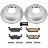 Power Stop 06-10 Hummer H3 Rear Z17 Evolution Geomet Coated Brake Kit - CRK3067