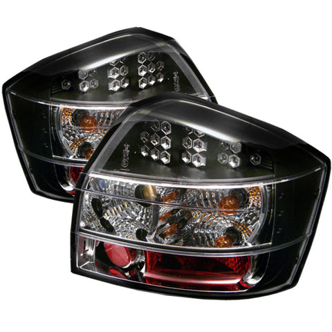 Spyder Audi A4 02-05 LED Tail Lights Black ALT-YD-AA402-LED-BK - 5000026