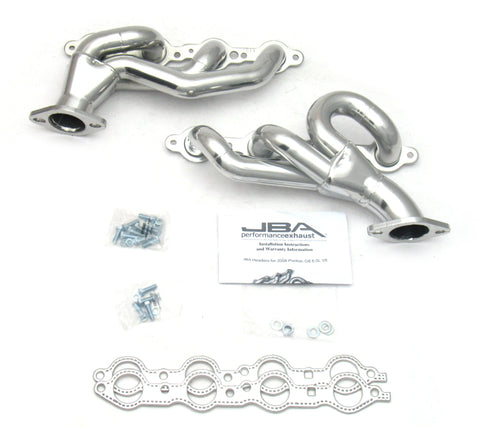 JBA 08-09 Pontiac G8 6.0/6.2L LS 1-3/4in Primary Silver Ctd Cat4Ward Header - 1811SJS