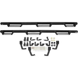 Westin/HDX 07-19 Chevrolet Silverado 2500 8ft Drop Wheel to Wheel Nerf Step Bars - Textured Black - 56-5345852