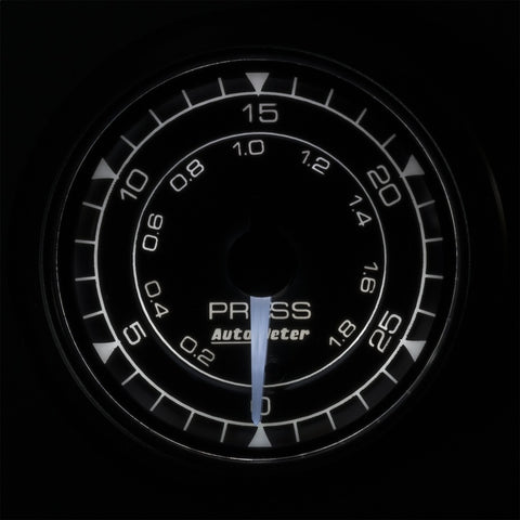 Autometer Chrono 2-1/16in 30PSI Pressure Gauge - 8164
