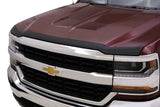 AVS 16-18 Chevy Silverado 1500 Aeroskin Low Profile Hood Shield - Matte Black - 377123