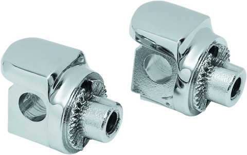 Kuryakyn Non-Pivot Splined Peg Adapter Harley-Davidson Models Chrome - 8894