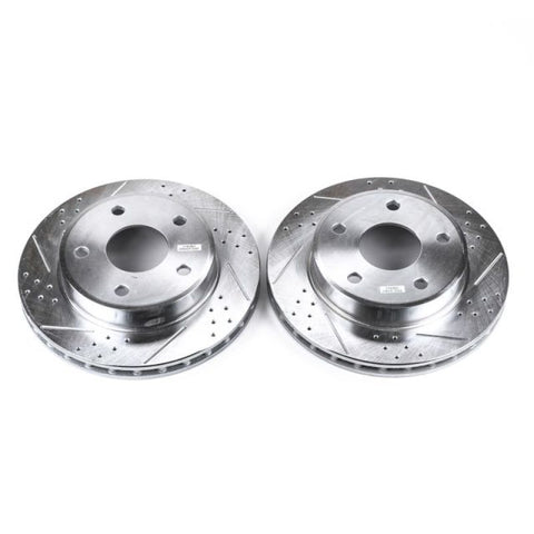 Power Stop 05-11 Dodge Dakota Front Evolution Drilled & Slotted Rotors - Pair - AR8763XPR