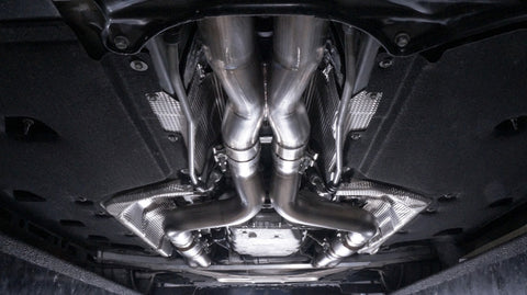 Stainless Works 2016-18 Cadillac CTS-V Sedan Headers 2in Primaries 3in Catted Leads Into X-Pipe - CTSV16HCAT
