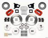 Wilwood Forged Dynalite Front Kit 11.00in Red AMC 71-76 OE Disc w/o Bendix Brakes - 140-11940-R