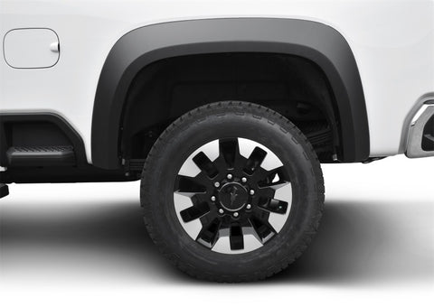 Bushwacker 2020 Chevrolet Silverado 2500 Extend-A-Fender Style Flares Rear 2pc - Black - 40156-02
