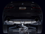AWE 19-23 BMW 330i / 21-23 BMW 430i Base G2X Touring Axle Back Exhaust - Diamond Black - 3015-33429