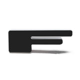ORACLE Lighting Universal Illuminated LED Letter Badges - Matte Blk Surface Finish - F - 3141-F-005