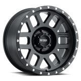 Method MR306 Mesh 17x8.5 0mm Offset 6x5.5 108mm CB Matte Black Wheel - MR30678560500