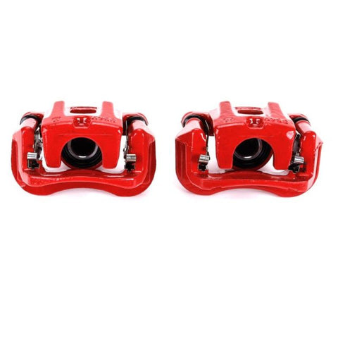 Power Stop 04-07 Toyota Highlander Rear Red Calipers w/Brackets - Pair - S2904