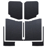 DEI 20-22 Jeep Gladiator JT 4-Door Boom Mat Complete Headliner Kit - 7 Piece - Black - 50183