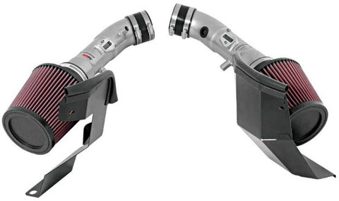 K&N 07-08 G35 Dual Silver Typhoon Short Ram Intakes - 69-7082TS