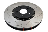 DBA 08+ EVO X Front Slotted 5000 Series 2 Piece Rotor Assembled w/ Black Hat - 52224V2BLKS