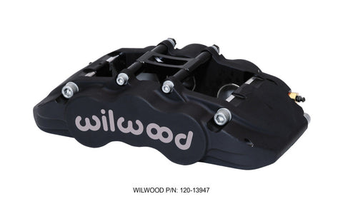 Wilwood Caliper-GN6R-L/H-Black Ano (.80 Thk Pad) 1.75/1.38/1.38in Pistons 1.38in Disc - 120-13947