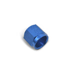 Russell Performance -6 AN Tube Nuts 3/8in dia. (Blue) (2 pcs.) - 660570