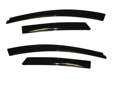 AVS 12-18 Ford Focus Ventvisor Outside Mount Window Deflectors 4pc - Smoke - 94373