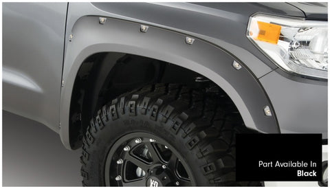 Bushwacker 16-17 Toyota Tundra Fleetside Pocket Style Flares 4pc 66.7/78.7/97.6in Bed - Black - 30918-33