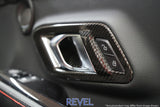 Revel GT Dry Carbon Inner Door Handle Cover 2020 Toyota GR Supra - 2 Pieces - 1TR4GT0AT03