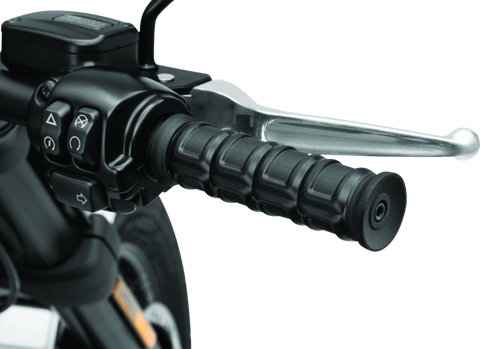 Kuryakyn Dillinger Grips Throttle-By-Wire Black - 6675