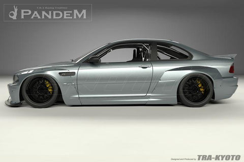 GReddy 99-06 BMW E46 Coupe Pandem Wide Body Rear Fenders (SPECIAL ORDER) - 17090224
