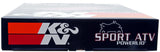 K&N 04-09 Yamaha YFZ450 Powerlid Air Box Cover - YA-4504-T