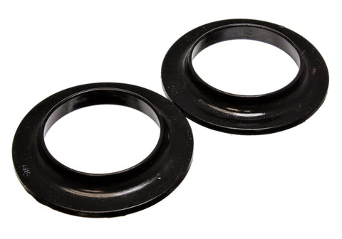 Energy Suspension Universal 3-3/4in ID 5-13/16in OD 7/8in H Black Coil Spring Isolators (2 per set) - 9.6108G