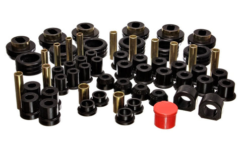 Energy Suspension 81-87 Chevy/GMC 4WD (w/ Aftermarket Frt Springs) Blk Hyper-flex Master Bushing Set - 3.18103G