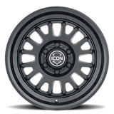 ICON Anza 17x8.5 5x5.5 0mm Offset 4.75in BS 108mm Hub Bore Satin Black Wheel - 8217858547SB