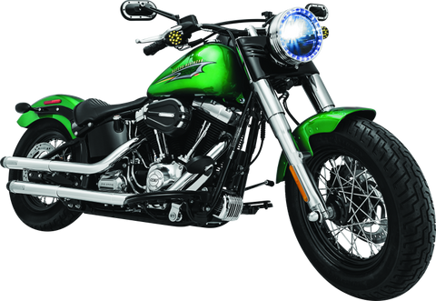 Kuryakyn Heavy Industry Mirrors Satin Black & Chrome - 1766