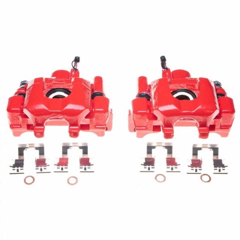 Power Stop 01-03 Toyota Highlander Rear Red Calipers - Pair - S2684B