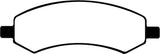 EBC 06-09 Chrysler Aspen 4.7 Yellowstuff Front Brake Pads - DP41738R