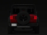 Raxiom 18-23 Jeep Wrangler JL Horizon LED Tail Lights- BlkHousing- Red Lens - J133625-JL