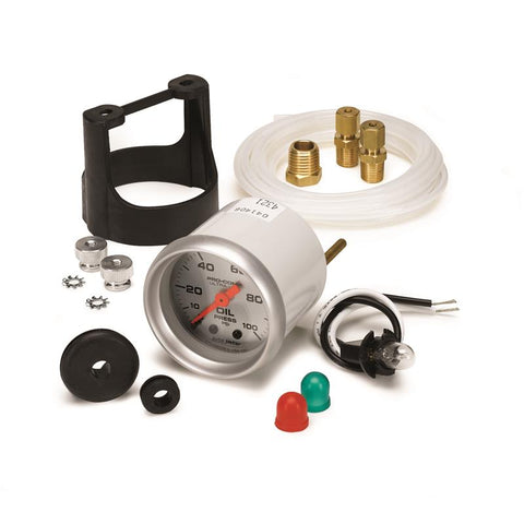 Autometer Ultra-Lite 52mm 0-100 PSI Mechanical Oil Pressure Gauge - 4321
