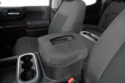 Covercraft 19-24 Dodge Ram 1500 Endura PrecisionFit Custom Front Row Seat Covers - Silver/Charcoal - GTD4105ABENSC