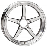 Weld Alumastar 1-Piece 17x4.5 / 5x4.75 BP / 2.25in. BS Polished Wheel - Non-Beadlock - 88-1704274