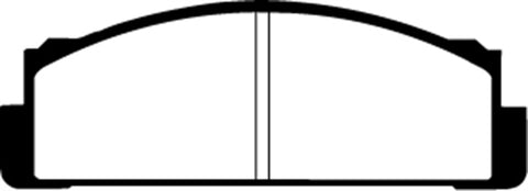 EBC 68-83 Fiat 124 1.6 Greenstuff Front Brake Pads - DP2116