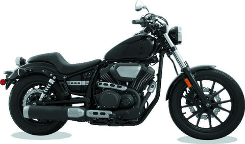 Mustang 14-21 Yamaha Bolt Tripper Fastback 1PC Seat - Black - 75690
