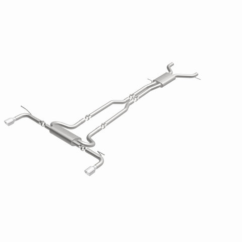 MagnaFlow 07 Audi Q7 V8 4.2L Dual Split Rear Exit Stainless Cat-Back Perf Exhaust - 15085